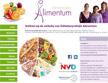 Tablet Screenshot of alimentum.nl